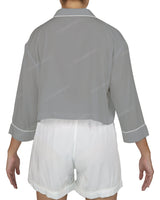 Oversized Short Sleeve Pyjama Top