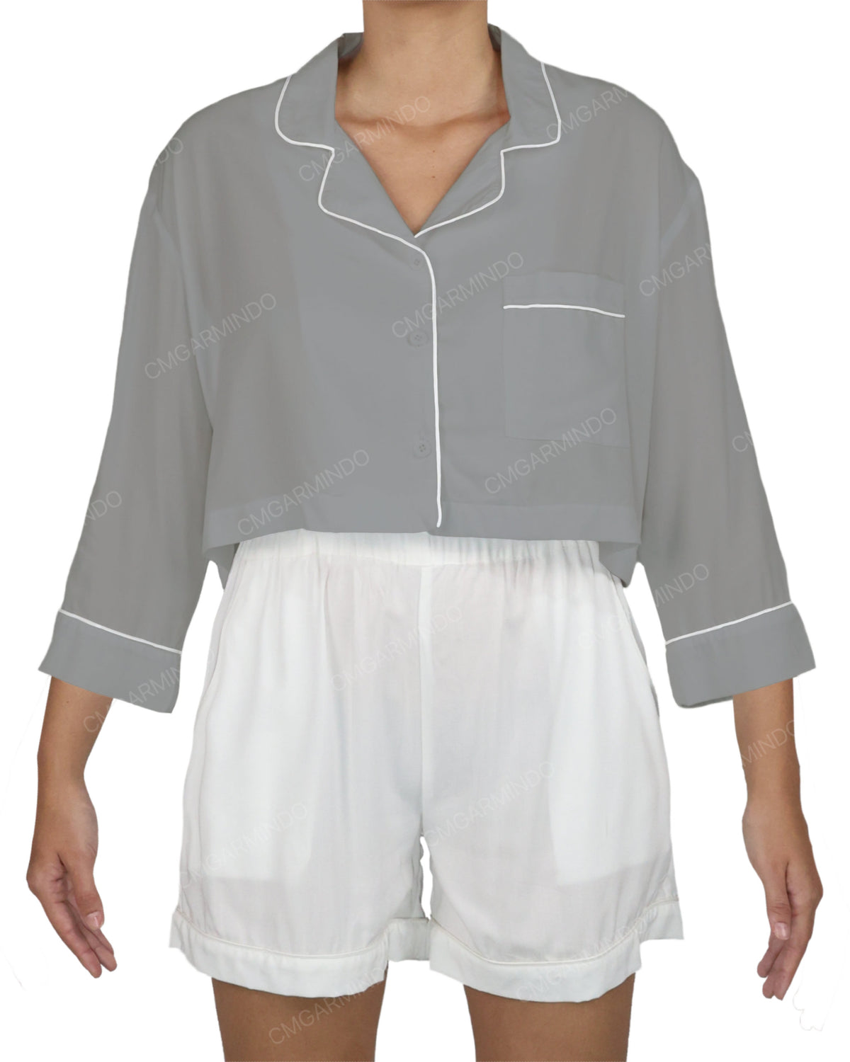 Oversized Short Sleeve Pyjama Top