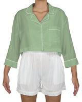 Oversized Short Sleeve Pyjama Top