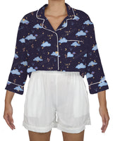 Oversized Short Sleeve Pyjama Top