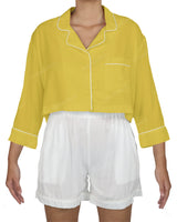 Oversized Short Sleeve Pyjama Top