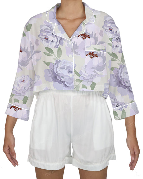 Oversized Short Sleeve Pyjama Top