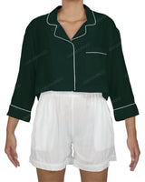 Oversized Short Sleeve Pyjama Top