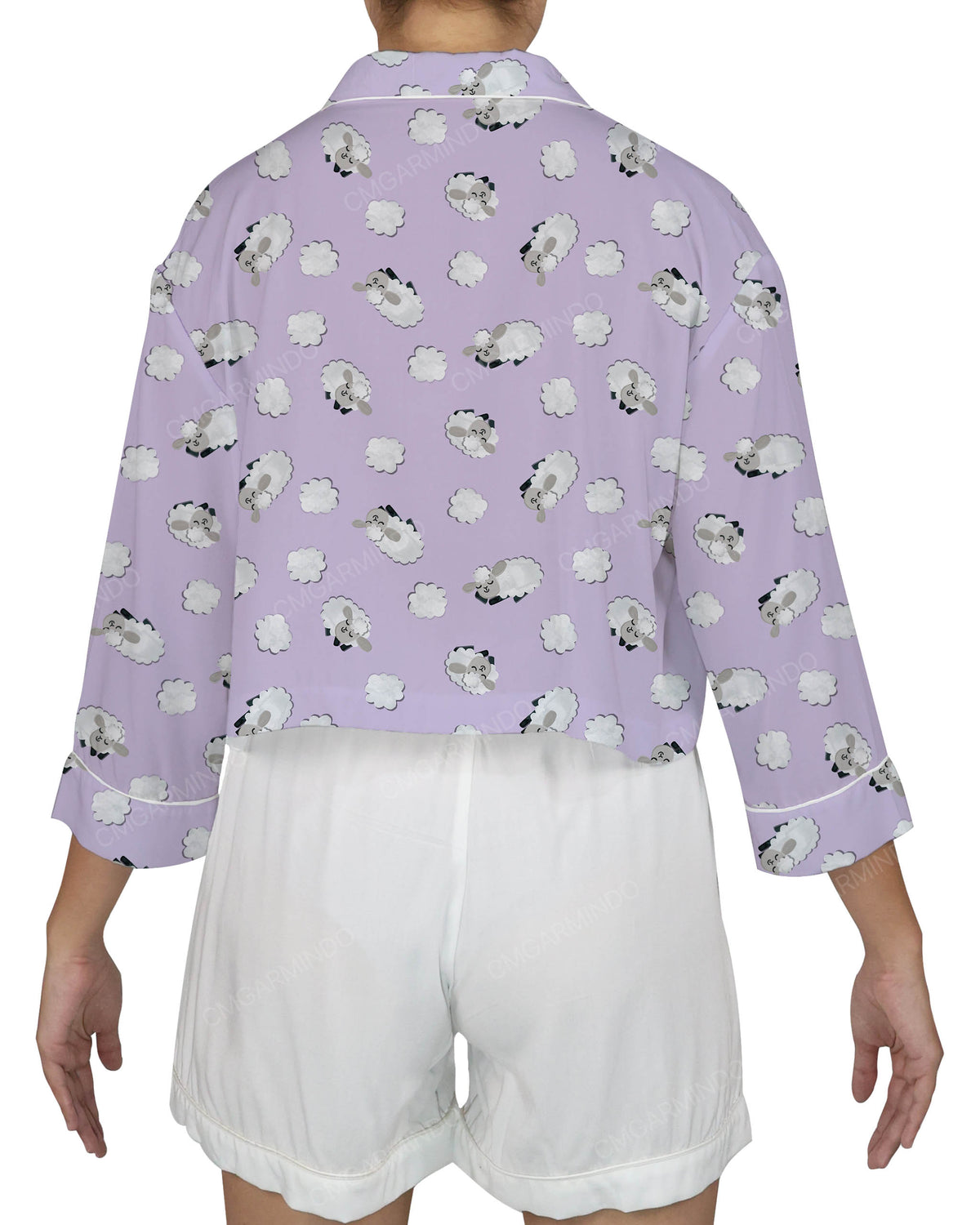 Oversized Short Sleeve Pyjama Top