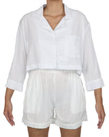 Oversized Short Sleeve Pyjama Top
