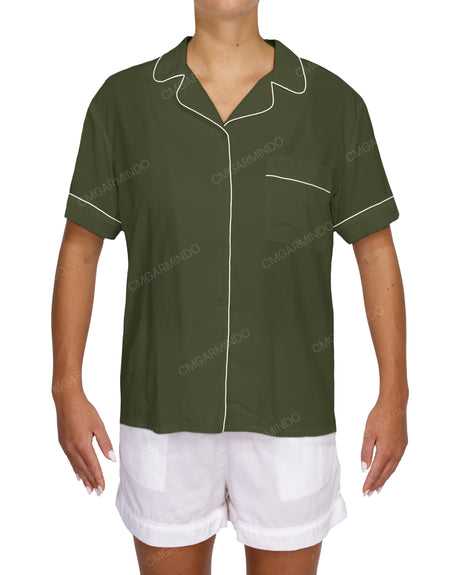 Short Sleeve Pyjama Shirt