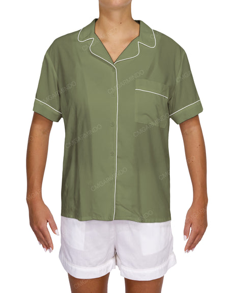 Short Sleeve Pyjama Shirt