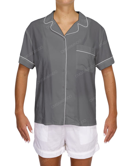 Short Sleeve Pyjama Shirt