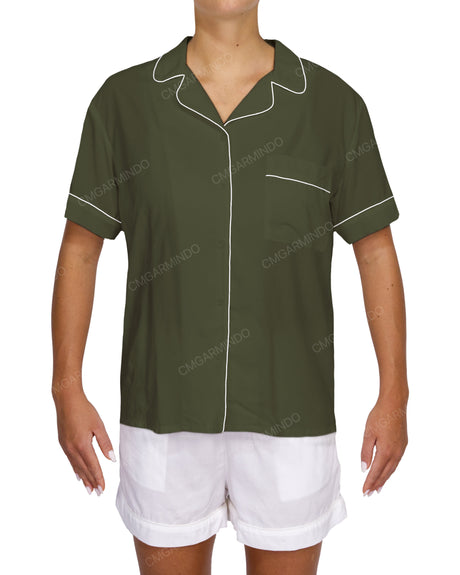 Short Sleeve Pyjama Shirt