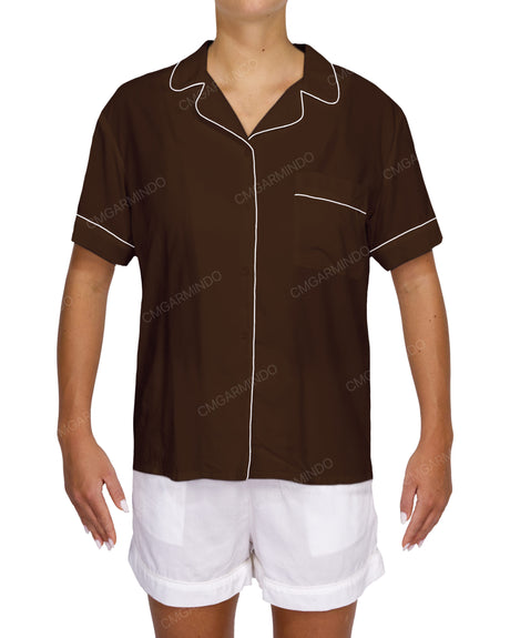Short Sleeve Pyjama Shirt