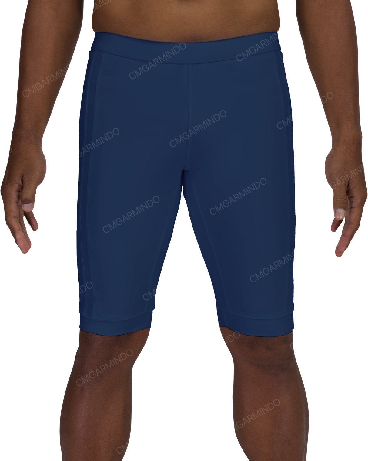 Side Panel Long Swim Shorts