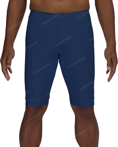 Side Panel Long Swim Shorts