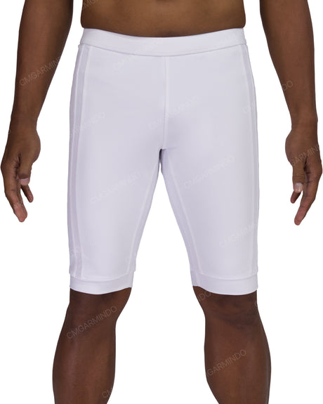 Side Panel Long Swim Shorts
