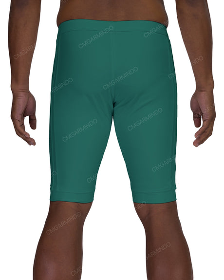 Side Panel Long Swim Shorts