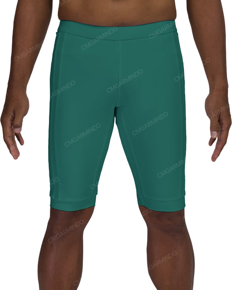 Side Panel Long Swim Shorts