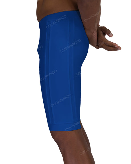 Side Panel Long Swim Shorts