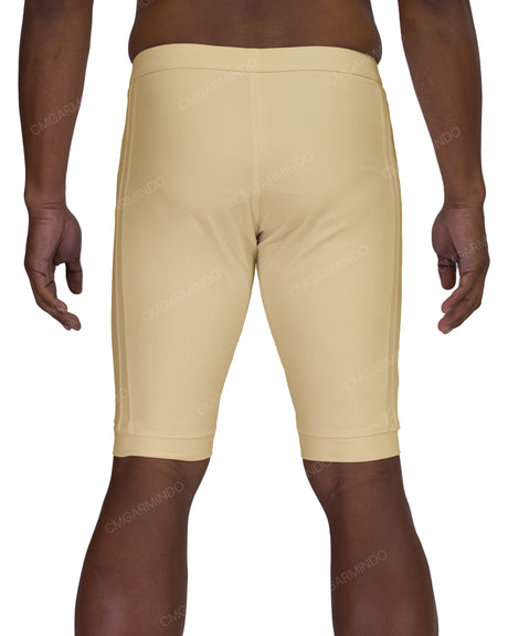 Side Panel Long Swim Shorts