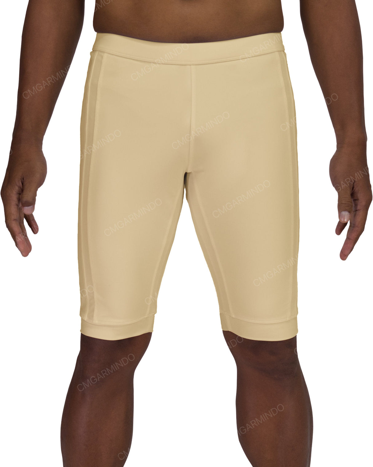 Side Panel Long Swim Shorts