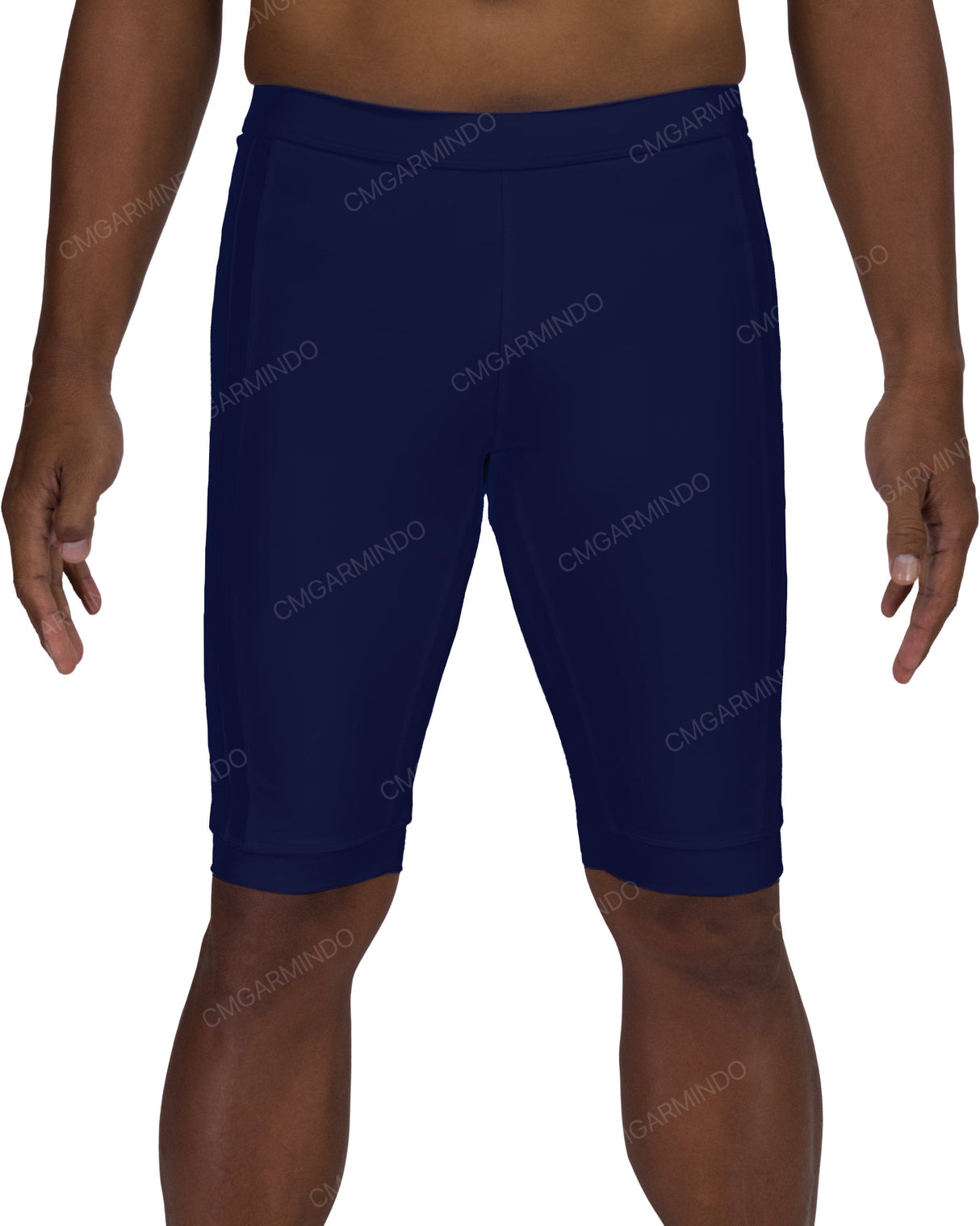 Side Panel Long Swim Shorts