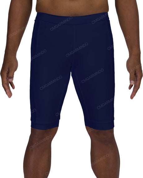 Side Panel Long Swim Shorts