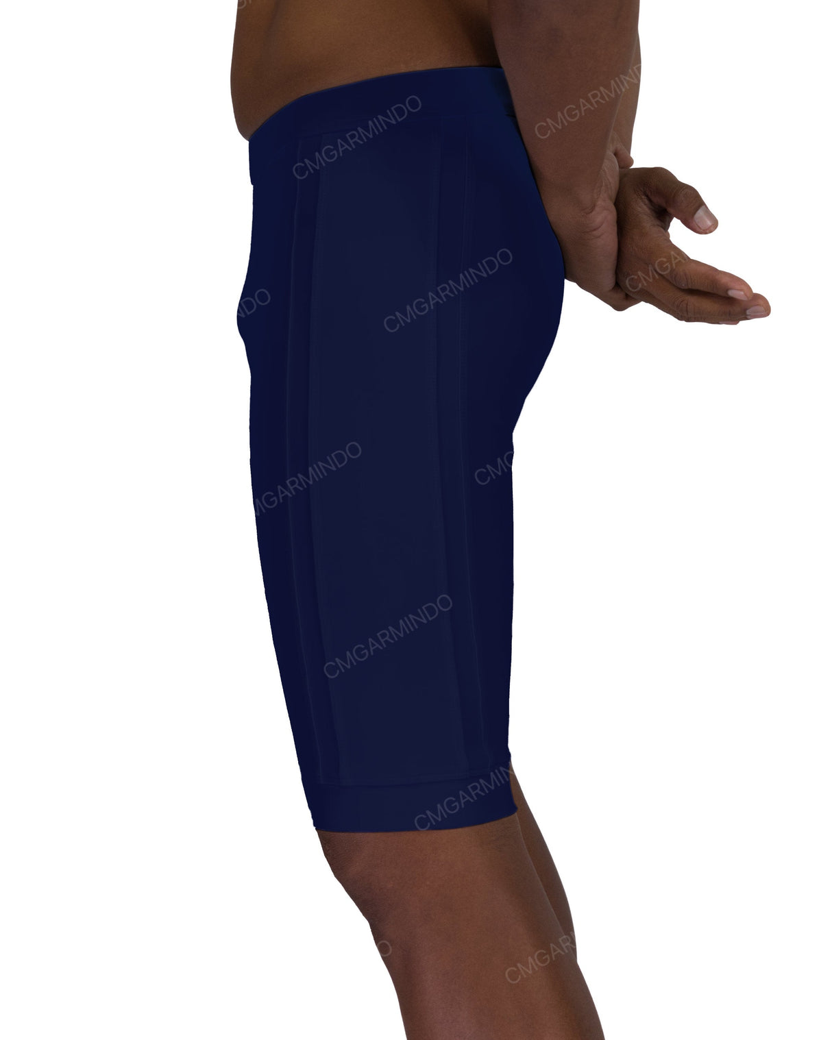 Side Panel Long Swim Shorts