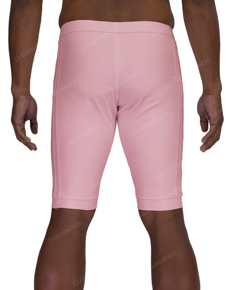 Side Panel Long Swim Shorts