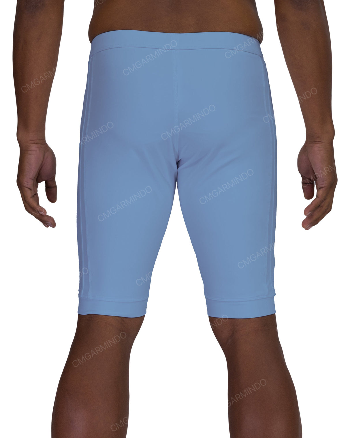 Side Panel Long Swim Shorts