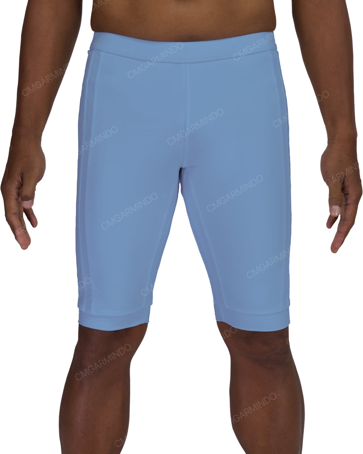 Side Panel Long Swim Shorts