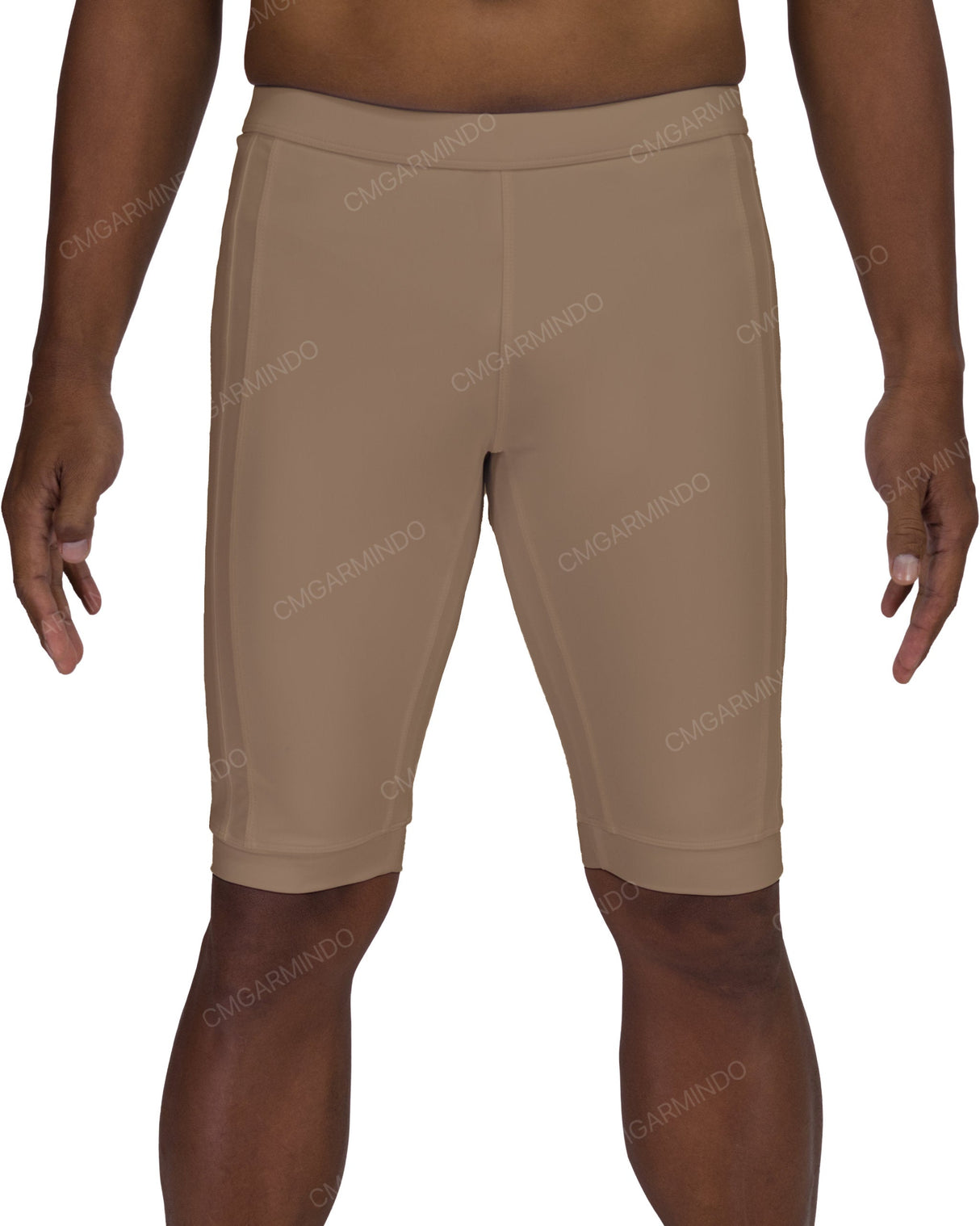 Side Panel Long Swim Shorts