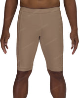 Side Panel Long Swim Shorts