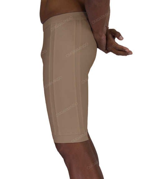 Side Panel Long Swim Shorts