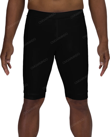 Side Panel Long Swim Shorts