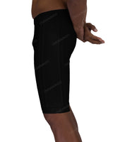Side Panel Long Swim Shorts