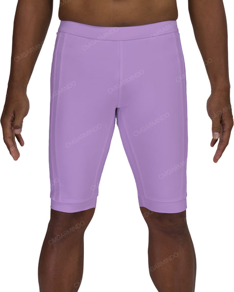 Side Panel Long Swim Shorts