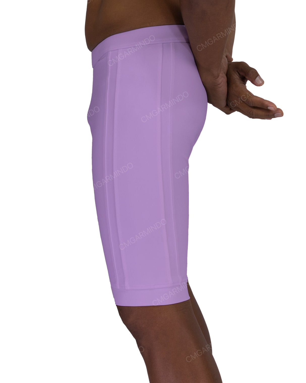 Side Panel Long Swim Shorts