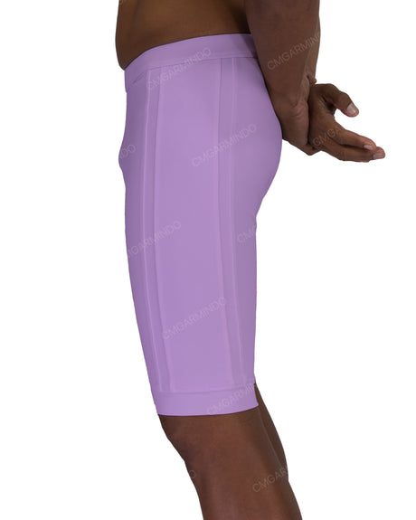 Side Panel Long Swim Shorts
