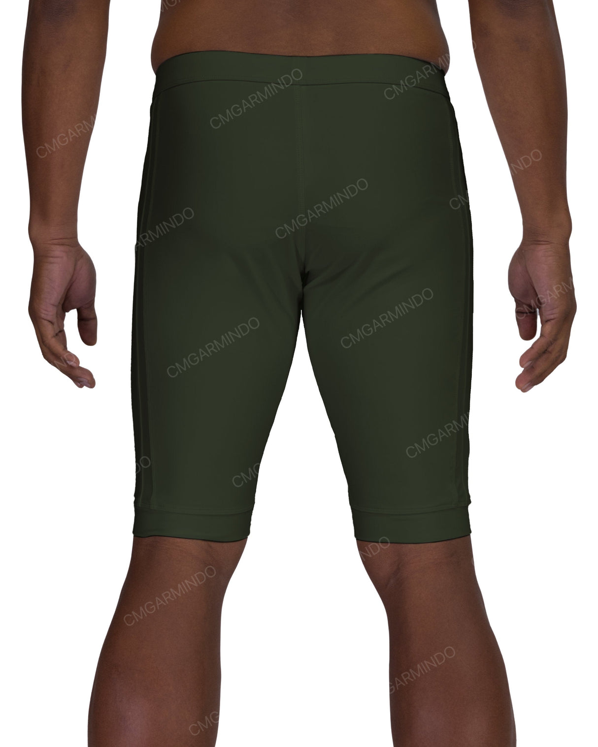 Side Panel Long Swim Shorts