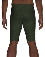 Side Panel Long Swim Shorts