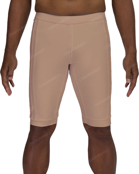Side Panel Long Swim Shorts