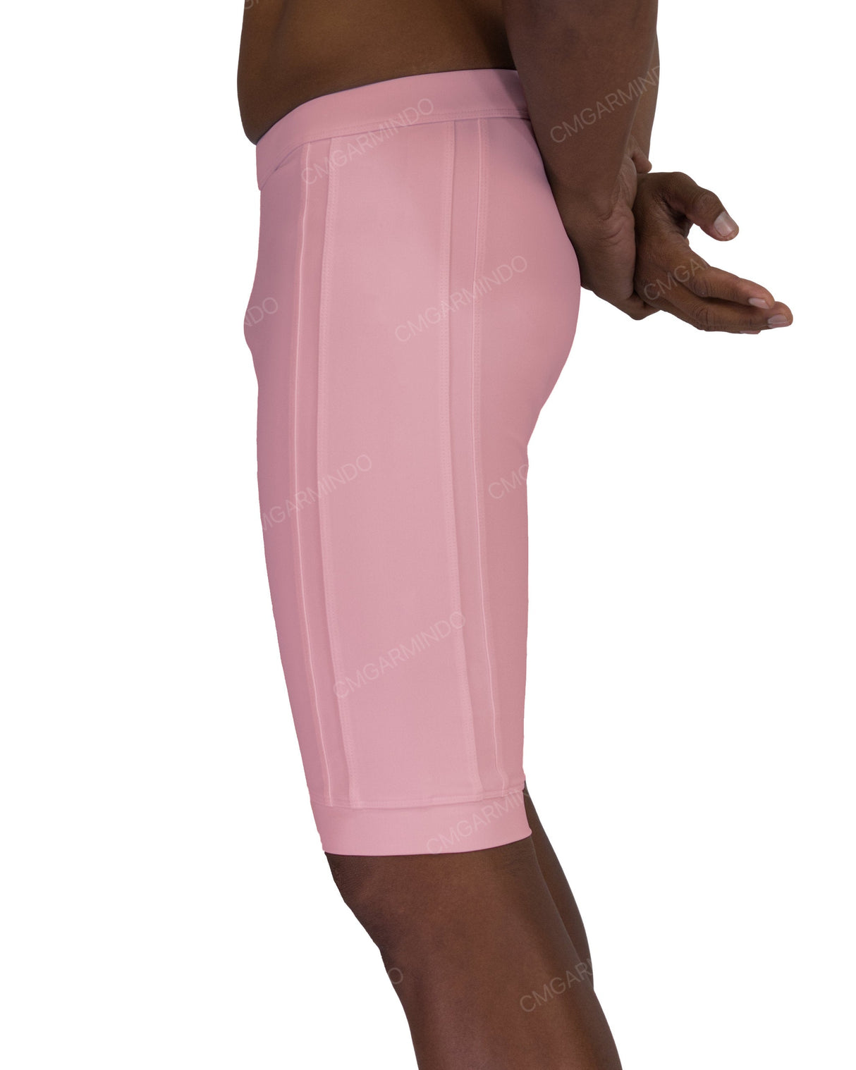 Side Panel Long Swim Shorts