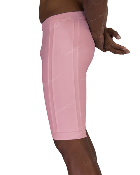 Side Panel Long Swim Shorts