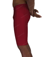 Side Panel Long Swim Shorts