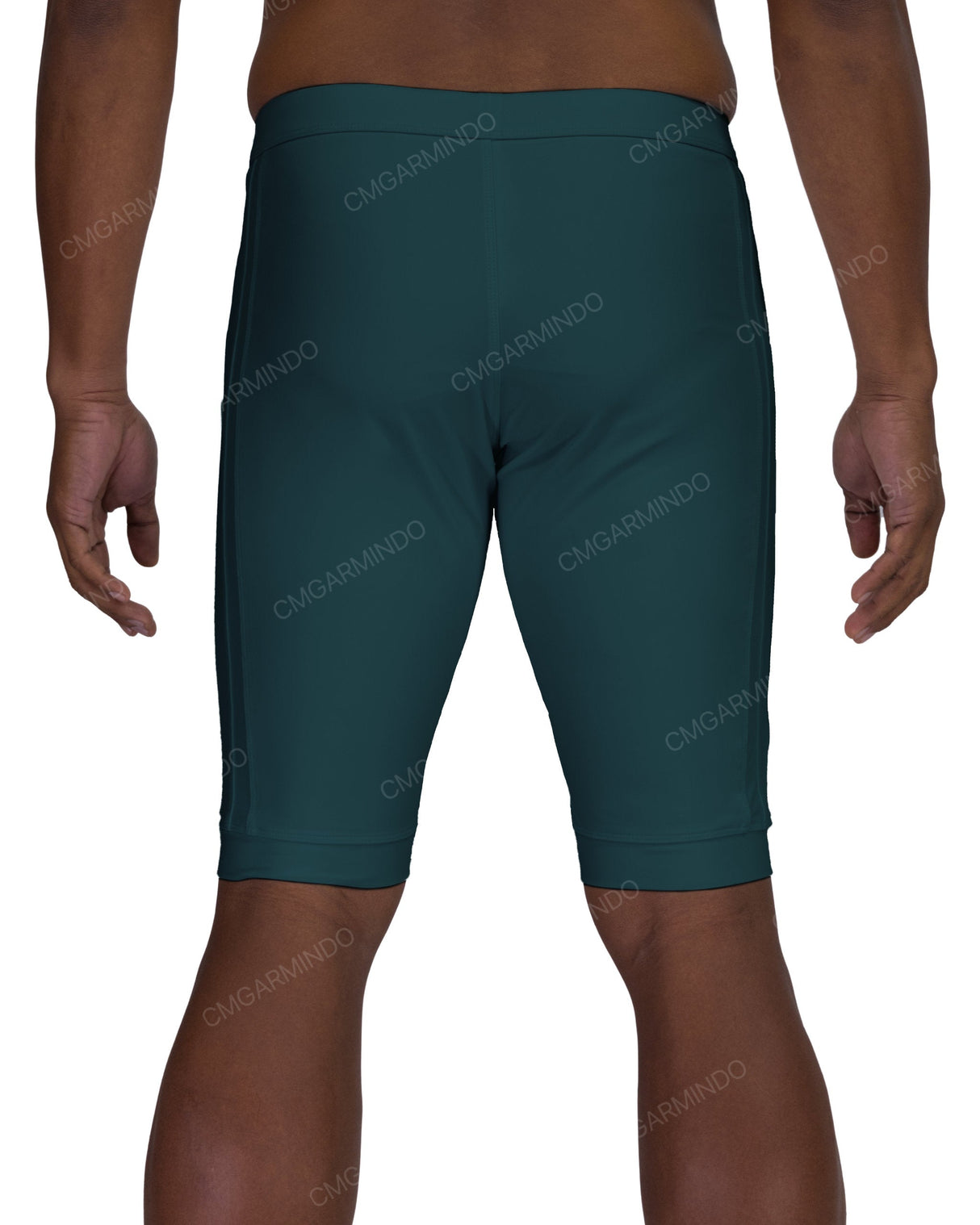 Side Panel Long Swim Shorts