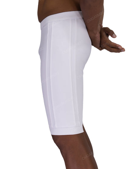 Side Panel Long Swim Shorts