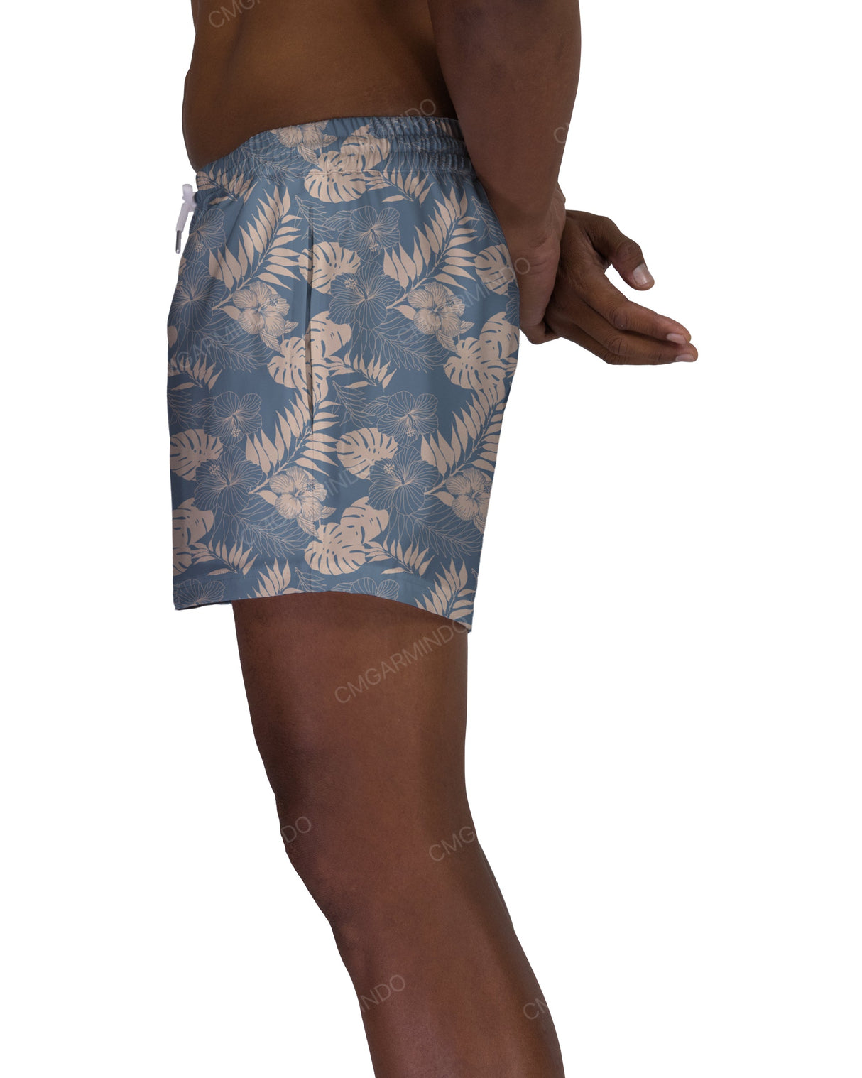 13" Elastic Waist Swimshorts
