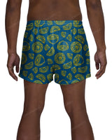 13" Elastic Waist Swimshorts