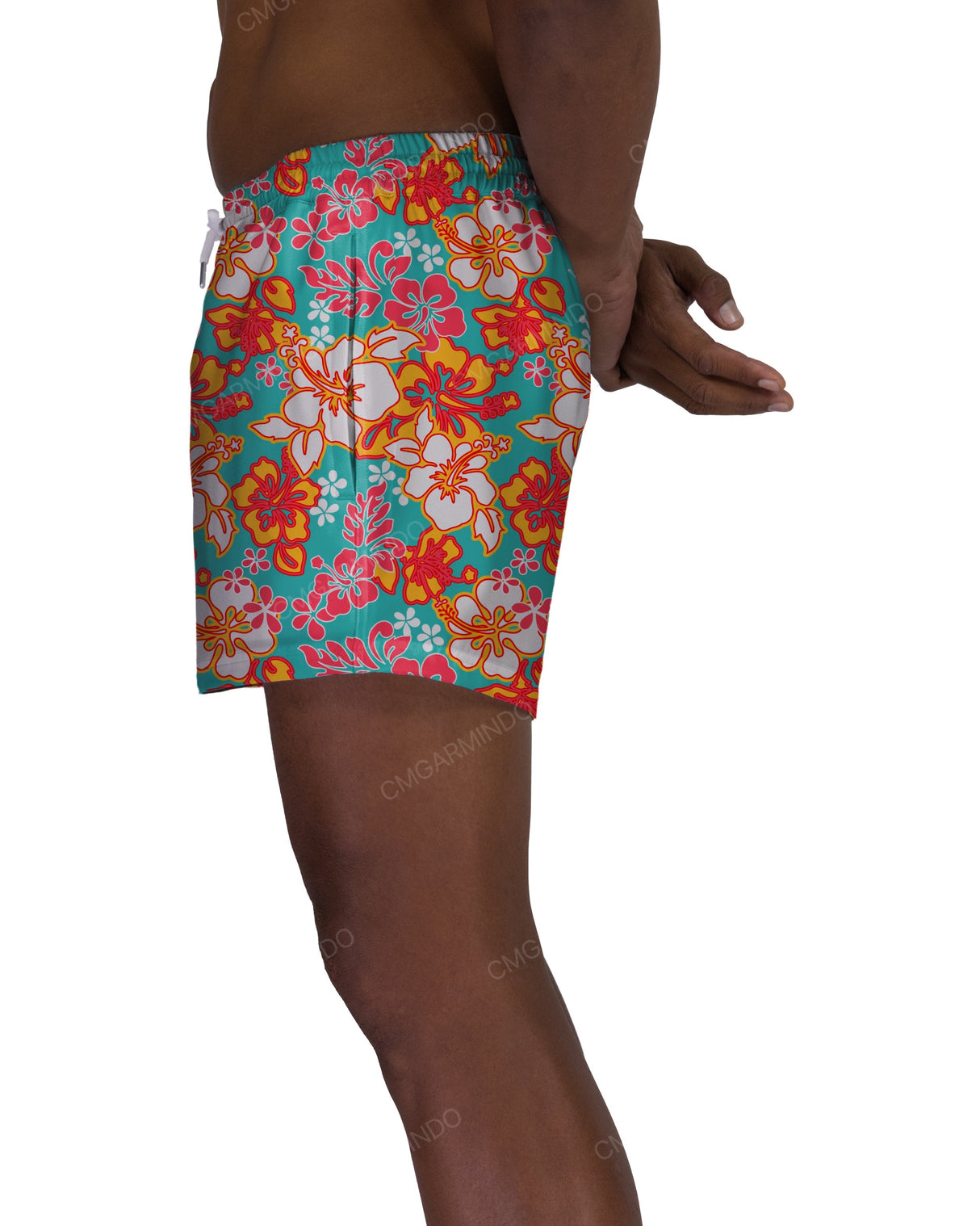 13" Elastic Waist Swimshorts