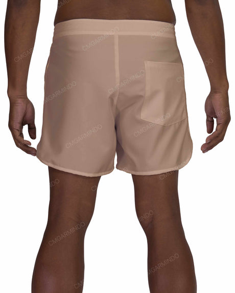 15" Fixed Waist Dolphin Hem Boardshorts