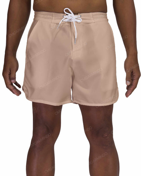 15" Fixed Waist Dolphin Hem Boardshorts