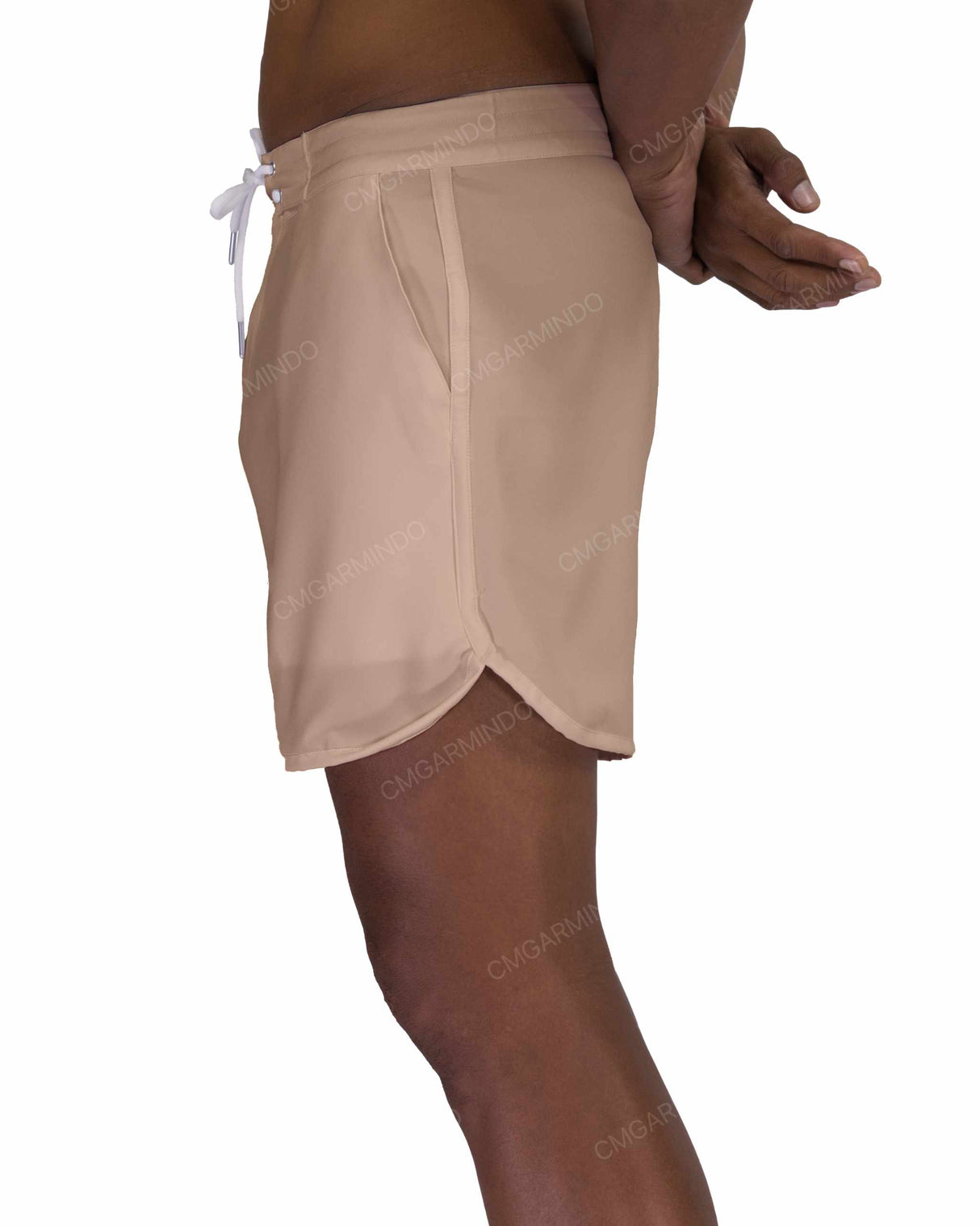 15" Fixed Waist Dolphin Hem Boardshorts